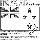 New Zealand coloring page