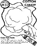 No.37 Cotton Candy coloring page