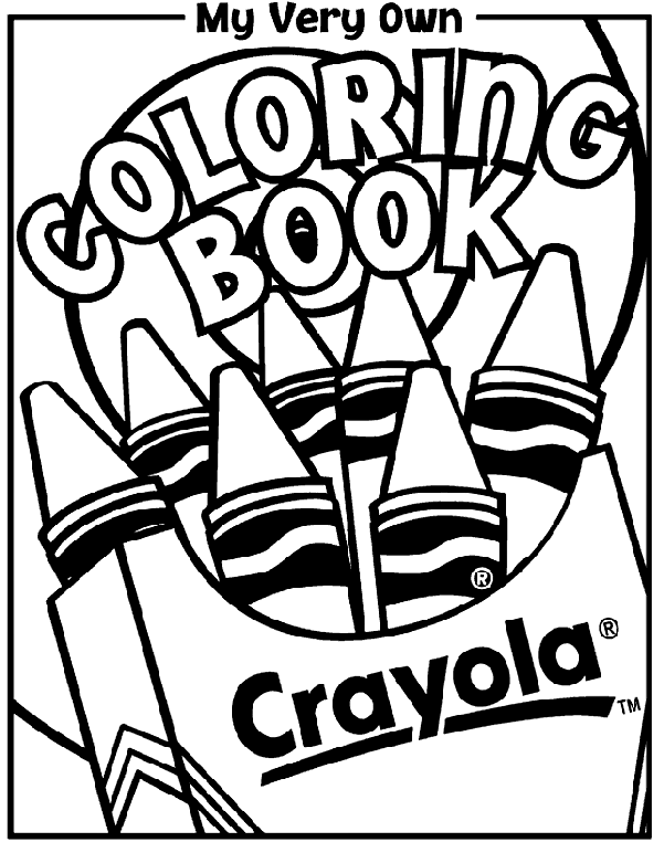 Coloring Book Cover | crayola.com.au