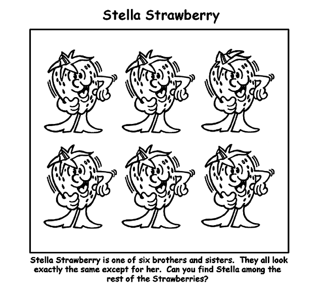 Stella Strawberry coloring page