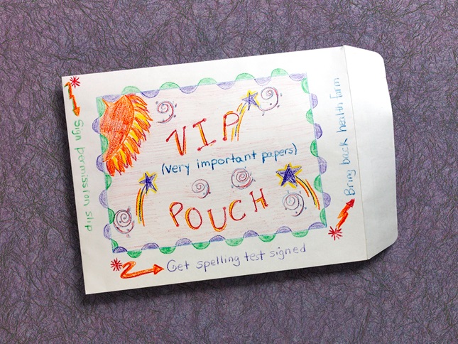 Important Papers Pouch craft