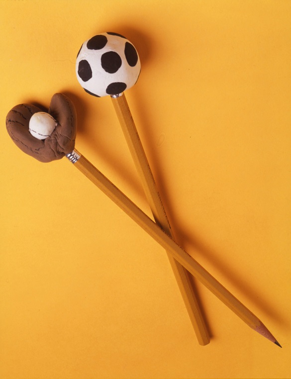 Sport-Ball Pencil Toppers craft