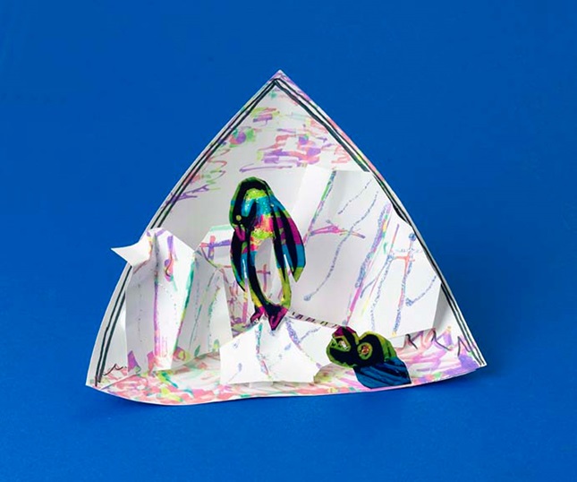 Penguin on the Ice Triarama lesson plan
