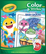 Color &amp; Sticker Baby Shark