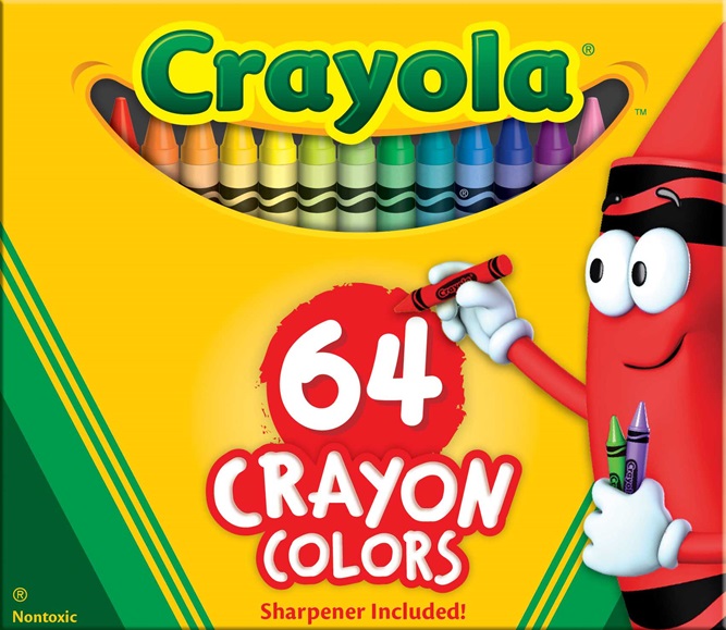 64 crayons
