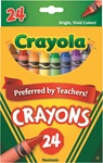 24 Regular Crayons