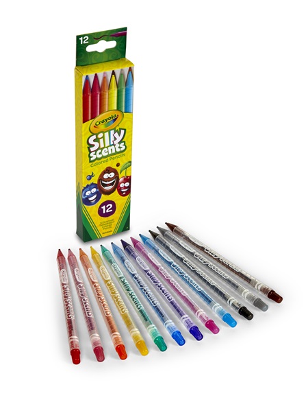 12 Silly Scents Twistables Pencils Open