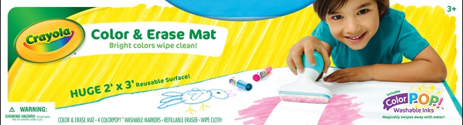 Color And Erase Mat Crayola Com Au