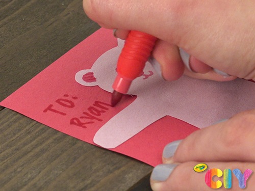 Candy Valentine Card Step 3