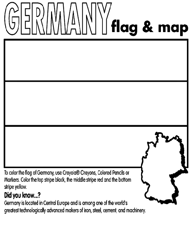 Germany Coloring Pages Germany crayolacomau