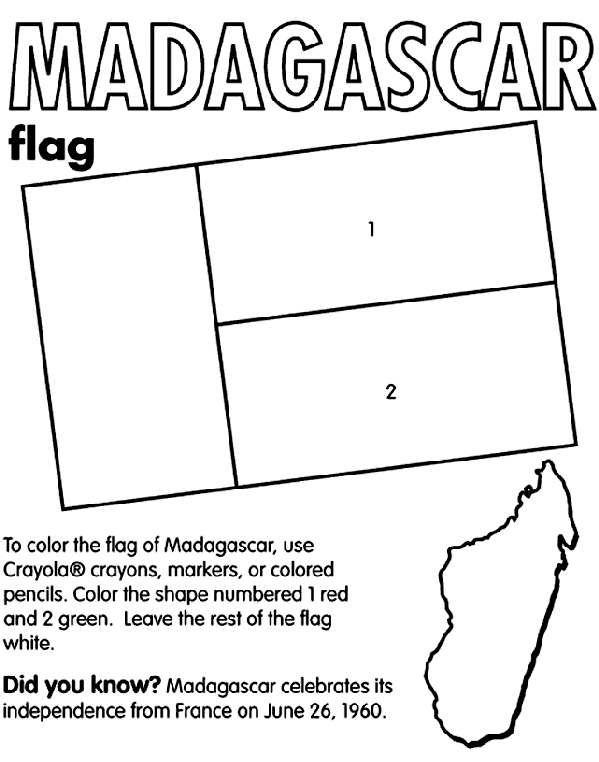 madagascar the country coloring pages - photo #2