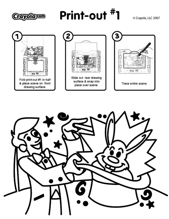 magic hat coloring pages - photo #17