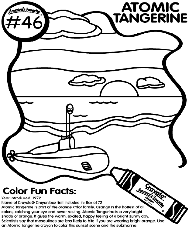 tangerine coloring pages - photo #12
