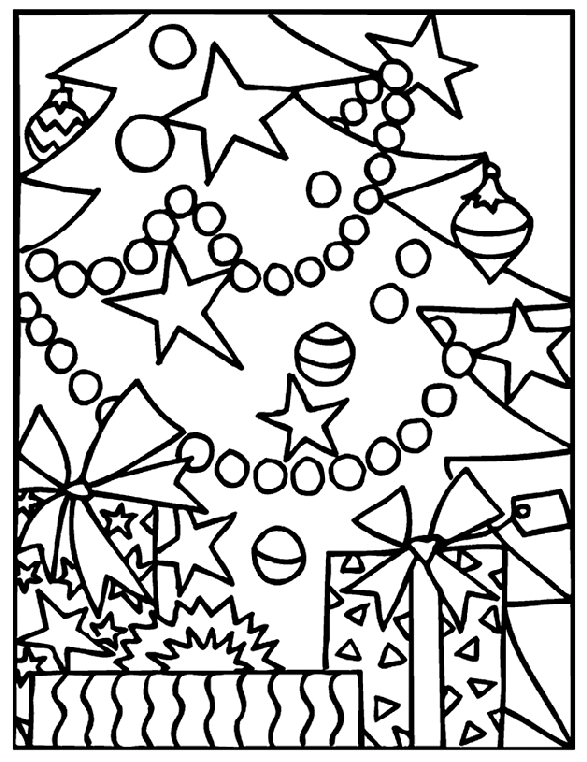 holiday themed coloring pages - photo #41