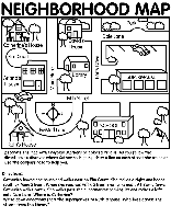 Neighborhood Map Coloring Page Coloring Pages crayolacomau