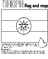 Ethiopia coloring page