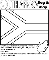 South Africa coloring page
