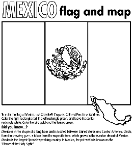 Mexico coloring page