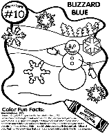 No.10 Blizzard Blue coloring page