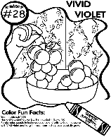 No.28 Vivid Violet coloring page