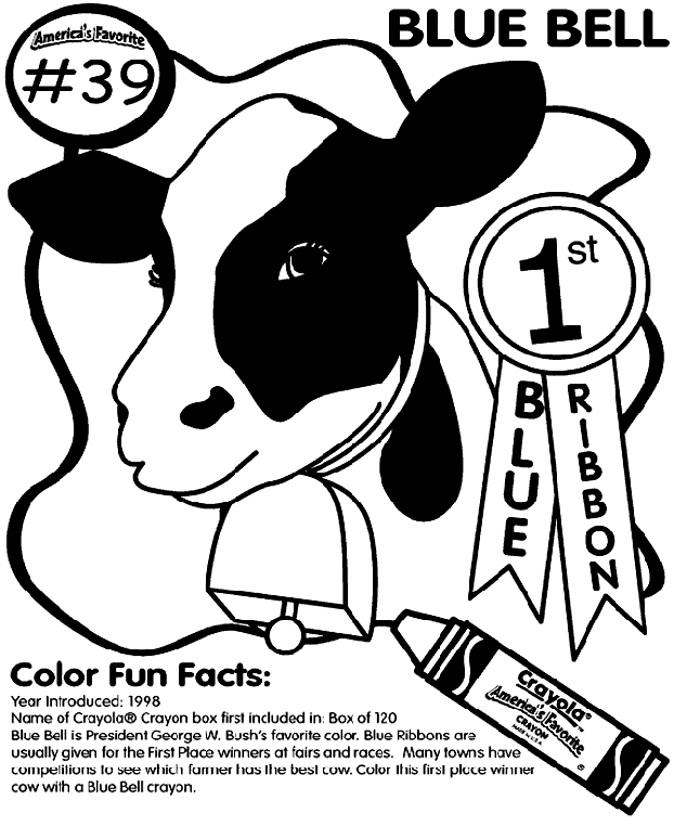 No.39 Blue Bell coloring page