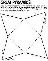 Great Pyramids coloring page