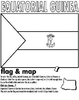 Equatorial Guinea coloring page
