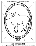 Chinese New Year - Year of the Ox coloring page