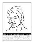 Speaker Sojourner Truth coloring page