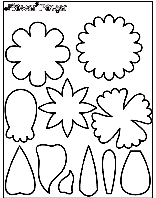 Flower Power 1 coloring page