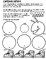 Centipede Garland coloring page