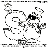 Alphabet S coloring page