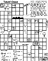 Travel Game coloring page
