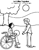 Let&#39;s Play Together coloring page