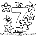Number 7 coloring page