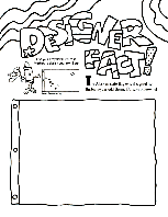 Designer Fact coloring page