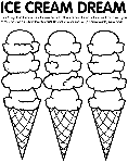 Ice Cream coloring page
