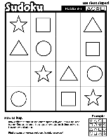 Sudoku A-3 coloring page