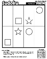 Sudoku A-8 coloring page