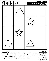 Sudoku A-16 coloring page