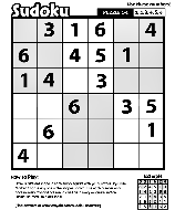 Sudoku C-1 coloring page
