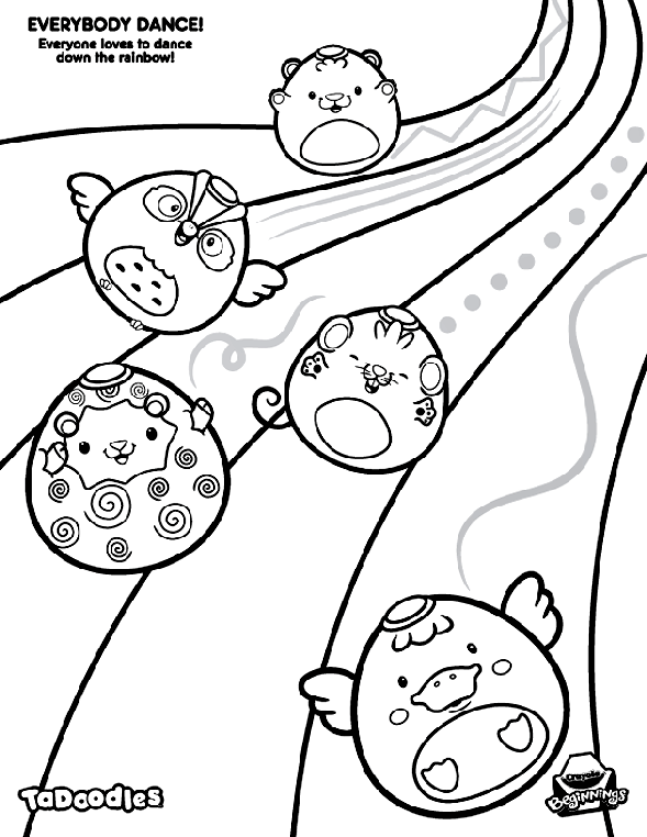 Everybody Dance! coloring page