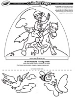 In The Pasture coloring page