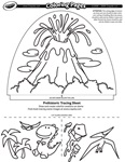Prehistoric Explosion coloring page