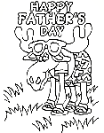 Father's Day - Relax coloring page