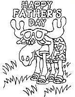 Father&#39;s Day - Relax coloring page