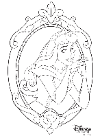 Disney Princess Aurora coloring page