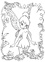 Disney Fairies Tinkerbell coloring page