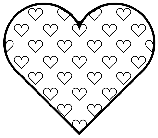 Valentine&#39;s Hearts in Hearts coloring page