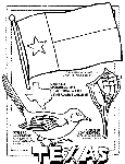 Texas coloring page